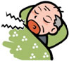 鼻閉は寝ている間に口呼吸となることから、のどが乾燥し粘膜を損傷しやすくなり、風邪などひきやすくなります
